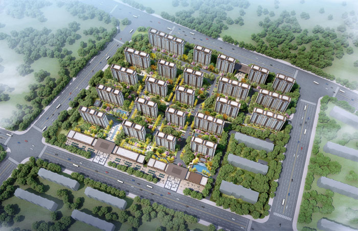 尚城郡府一期项目辽阳市灯塔市11万㎡设计案例 尚城郡府一期项目辽阳市灯塔市11万㎡设计案例